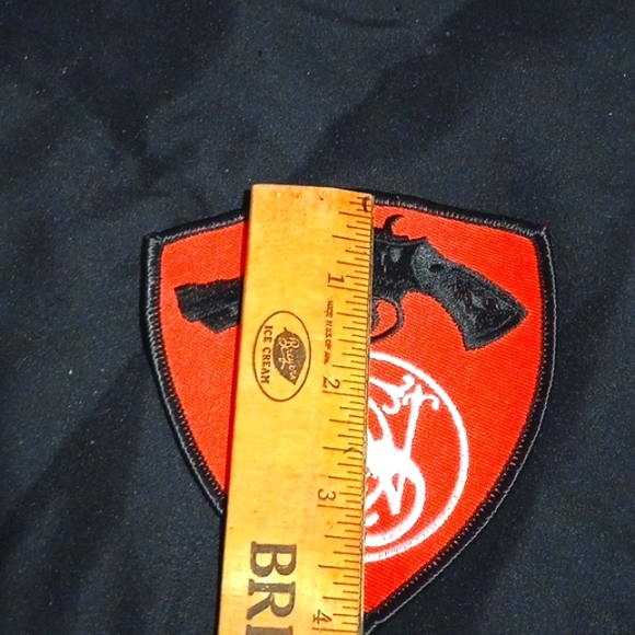 1Vintage Smith&Wesson Patch. .38 Special, Red, Black and White, 3 1/2 x 4 in. - Picture 3 of 5